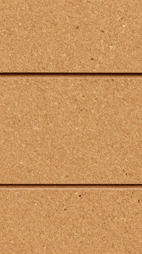 closeup of cork wall paneling detail with warm undertones