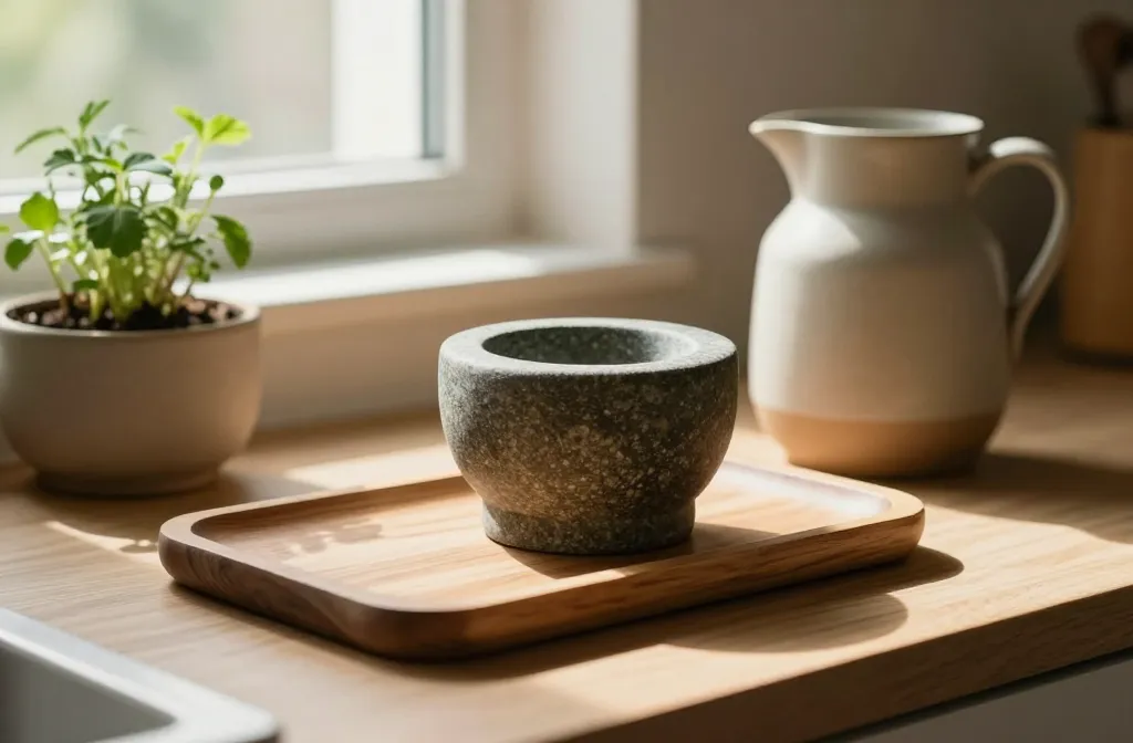 8 Kitchen Counter Styling Ideas for an Earthy, Natural Space